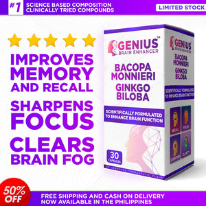 Genius Brain Booster (Cognition Enhancers for 16 years and up)