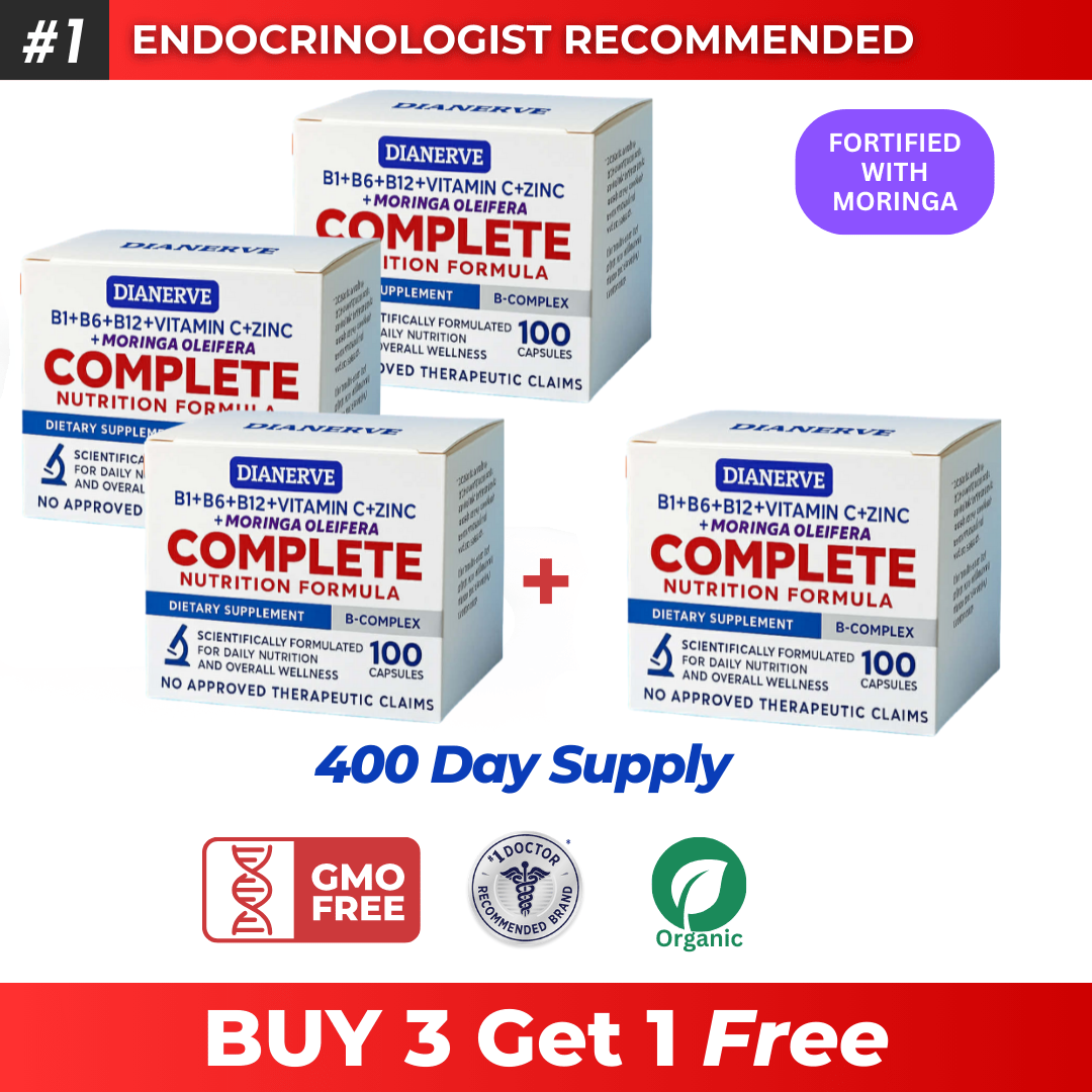 Dianerve B-Complex with Vit. C + Zinc + Moringa